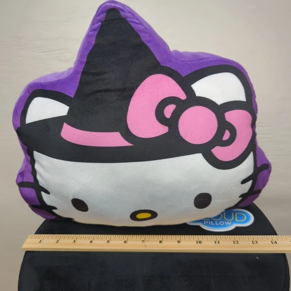 Hello Kitty Witch Halloween Cloud Pillow |‎ NWT